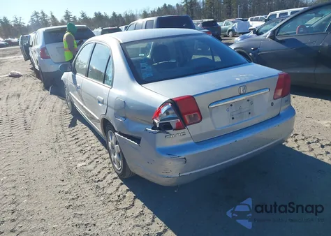 2002 Honda Civic Ex from USA, damaged, VIN 2HGES26892H588201